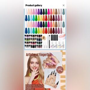 Dip Nails Kit- New! 32 colors